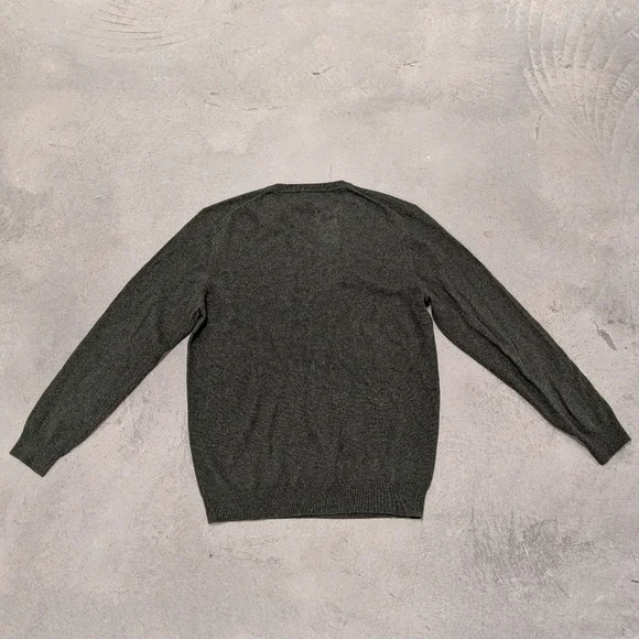 nwt CLUB ROOM cashmere V neck sweater L